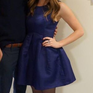 AKIRA Chicago Black Label Navy Dress